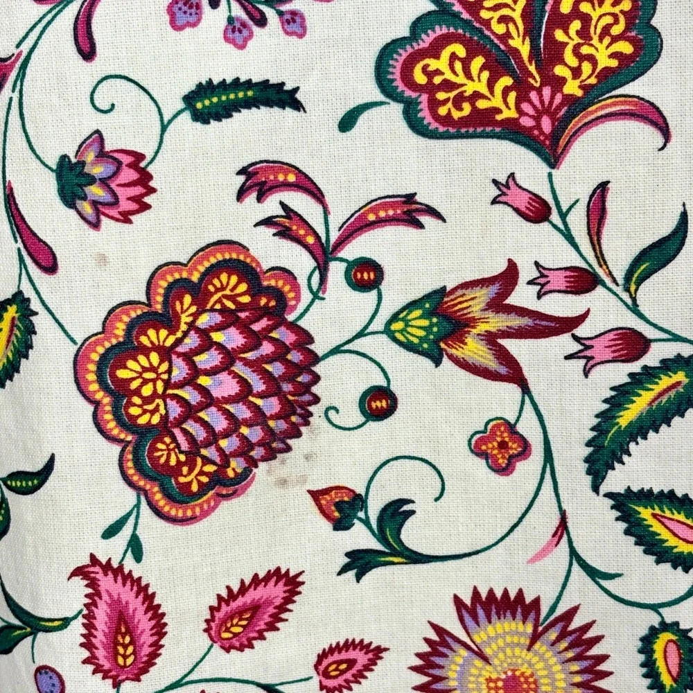 Vent du Sud French Provencal Oval Tablecloth 66x83 Floral Luxury Boho Chic Table